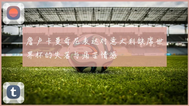 詹卢卡曼奇尼表达对意大利缺席世界杯的失落与痛苦情感
